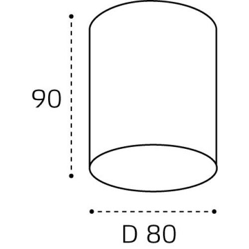 Потолочный светильник влагозащищенный Italline IT014-0207 nickel