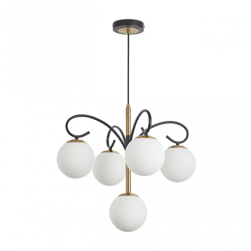Подвесная люстра Arte Milano Neapolis 273808/4+1 BK/GD