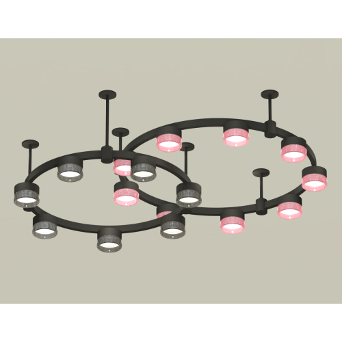 Комплект подвесного светильника Ambrella Light Techno Ring XR92221200 (A9222, A9227, C9238, C9232, N8486, N8484)