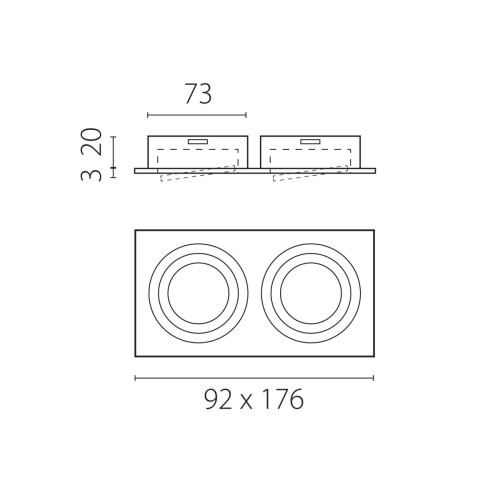 Встраиваемый светильник MR16 Lightstar Singo Base 011616