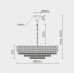 Подвесная люстра Modelux ML.7092.800 GD