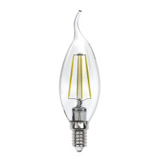 Лампа светодиодная филаментная (UL-00005904) Uniel E14 13W 4000K прозрачная LED-CW35-13W/4000K/E14/CL PLS02WH