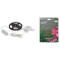Светодиодная влагозащищенная лента TDM Electric 12В 2835 4,8Вт/м 6000K 3м IP65 SQ0331-0233