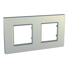 Рамка 2-постовая Schneider Electric Unica Quadro MGU6.704.57