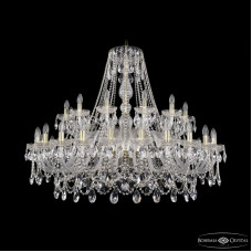 Подвесная люстра Bohemia Ivele Crystal 1411/24+12/460 G