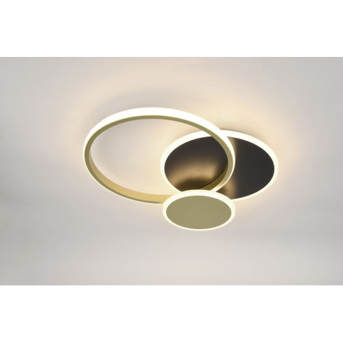 Потолочный светильник Эра Модерн City CLL-1-60 3K-6,5K RC BK+GD