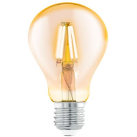 Лампа светодиодная филаментная Eglo E27 4W 2200К янтарь 11555