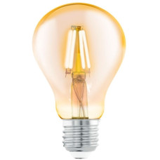 Лампа светодиодная филаментная Eglo E27 4W 2200К янтарь 11555