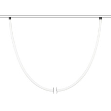 Трековый магнитный светильник Arlight MAG-ORIENT-TUBE-ELASTIC-R25-L5000-70W Day4000 (BK, 360 deg, 48V) 044338