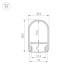 Профиль Arlight WARDROBE-1930-2000 ANOD 053565