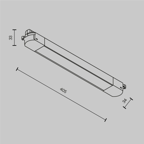 Трековый однофазный светильник Maytoni Technical Basis TR000-1-12W3K-B_1