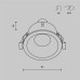 Встраиваемый светильник Maytoni Technical Zoom DL032-2-01W-1(N)