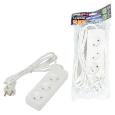 Удлинитель бытовой Uniel Ultra S-CU3-2 WHITE UL-00009981
