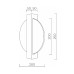 Настенный светильник LED4U L7389-250 BK