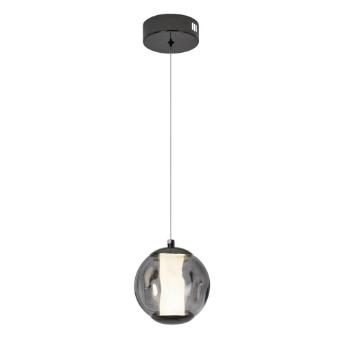 Подвесной светильник Delight Collection OD2437-1 pearl black/smoke Подвесной светильник Delight Collection OD2437-1 pearl black/smoke