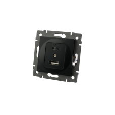 Механизм USB розетки Arlight SCT-MUAC-PL-BK-V (5V, 3A, QC4) 049838