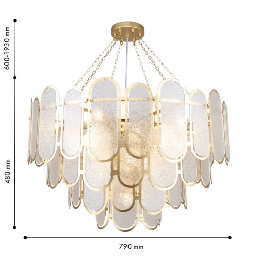 Подвесная люстра Favourite Laura 4730-16P Подвесная люстра Favourite Laura 4730-16P