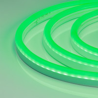 Светодиодная герметичная лента Arlight WAVE-SIDE-A120-12x25mm 230V Green (12 W/m, IP67, 50m, wire x2) 051944