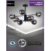 Потолочная люстра Seven Fires Aimee SF3309/8C-MBK-CR