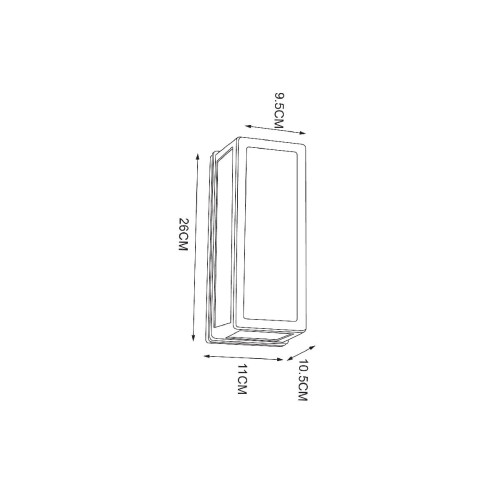 Уличный настенный светильник Arte Lamp Alphard A8526AL-1BK