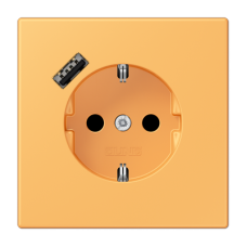 Розетка 2K+З USB Typ A Jung LC1520-18A254