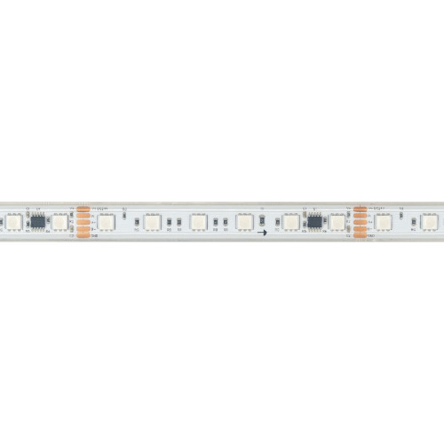 Светодиодная лента герметичная Arlight DMX-PS-B60-15mm 24V RGB-PX6 (15W/m, IP67, 5060, 5m) 037090