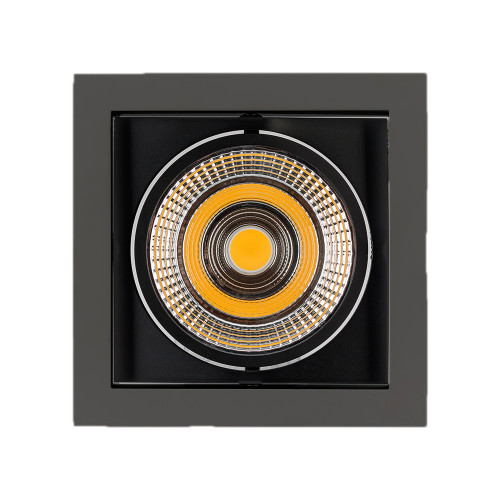 Встраиваемый светильник Arlight CL-KARDAN-S152x152-25W Warm3000 (BK-BK, 30 deg) 037030