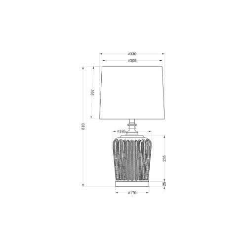 Настольная лампа Garda Decor 22-88237