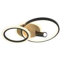 Потолочный светильник Эра Модерн Rondo CLL-1 85W 3K-6,5K RC BK