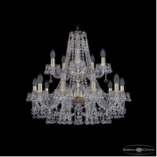 Подвесная люстра Bohemia Ivele Crystal 1409/10+5/240/2d G
