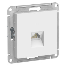 Розетка компьютерная RJ45, кат. 6A, Systeme Electric AtlasDesign Лотос ATN001386