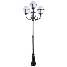 Садово-парковый светильник Arte Lamp Monaco A1497PA-4BK