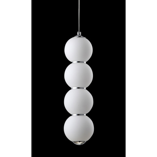 Подвесной светильник Crystal Lux Desi DESI SP4 CHROME/WHITE