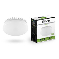 Лампа светодиодная Feron GX53 15W 4000K Таблетка Матовая LB-454 25836