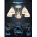 Люстра на штанге Seven Fires Dzintars WD3523/5C-WT-FGD-WT