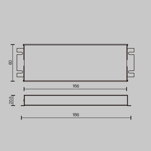 Источник напряжения Maytoni Triac 60Вт DC24В IP67 734001