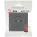 Розетка Эра Arktik 16-2106-06 без заземления 2P 16А-250В графит Б0071678