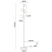 Торшер Arte Lamp Gemini A2243PN-6PB