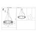 Подвесная люстра ST Luce Ancona SL1227.303.08