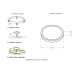 Подвесной светильник Crystal Lux CLT 526C400 BL