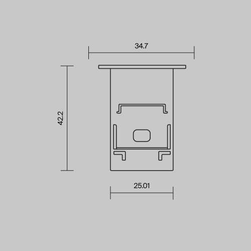 Комплект заглушек профиля 2шт Maytoni Led Strip 642054 Комплект заглушек профиля 2шт Maytoni Led Strip 642054