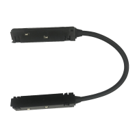 Коннектор питания угловой iLedex Vision CORNER POWER CONNECT 4822-L380-BK