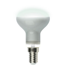 Лампа светодиодная рефлекторная (UL-00001492) Uniel E14 6W 4000K матовая LED-R50-6W/NW/E14/FR PLS02WH