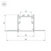 Профиль Arlight SL-LINIA32-FANTOM-3000 ANOD 036225