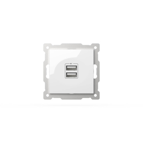 Розетка USB 5V 2,1A 2-я ELBI Zena Vega 609-015600-143