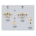 Подвесной светильник Ambrella Light High Light Ceramo Classic LH75405