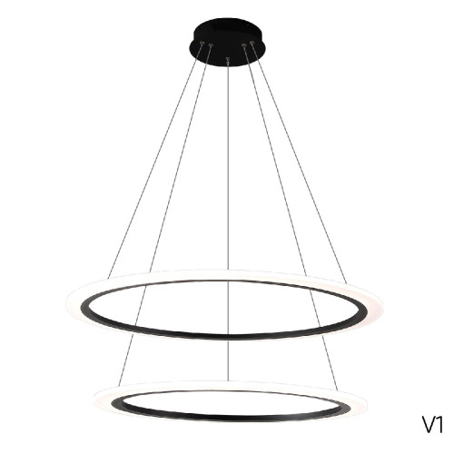 Подвесная люстра Crystal Lux MANZANA SP53W LED BLACK Подвесная люстра Crystal Lux MANZANA SP53W LED BLACK