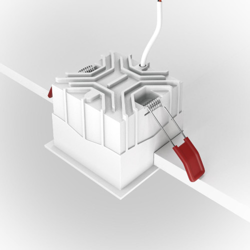 Встраиваемый светильник Maytoni Technical Alfa LED DL043-01-15W4K-SQ-W