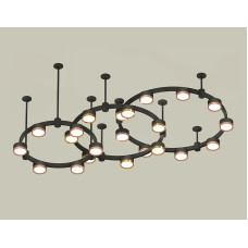 Комплект подвесного светильника Ambrella Light Techno Ring XR92222100 (A9222, A9227, C9233, C9242, C9238, C9232, N8126, N8124)