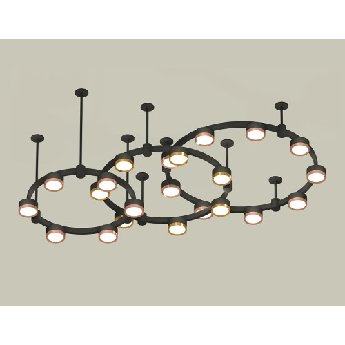 Комплект подвесного светильника Ambrella Light Techno Ring XR92222100 (A9222, A9227, C9233, C9242, C9238, C9232, N8126, N8124)